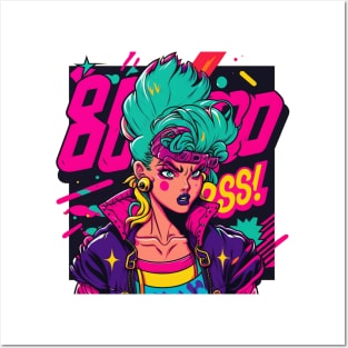 Woman Gangster Pop Art Posters and Art